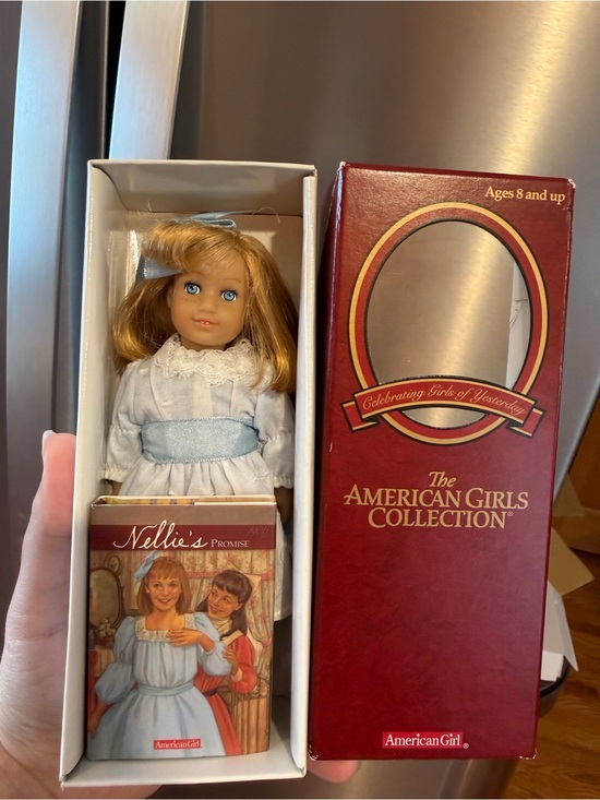 American Girl Other - American Girl Doll with Blue Eyes and Blonde Hair in Red Box